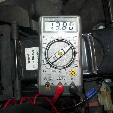 Pictured: Cheap digital voltmeter. 

Keep an eye on your bike's charging voltage. Knowing what voltage is normal is what makes your toolkit's voltmeter a lifesaver.